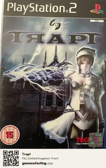 Trapt PlayStation 2, United Kingdom box front