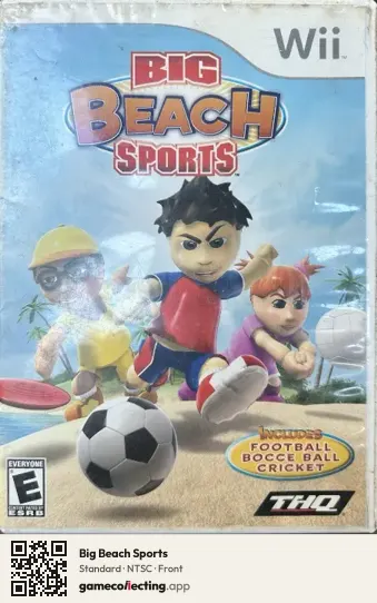 Big Beach Sports Nintendo Wii, NTSC box front