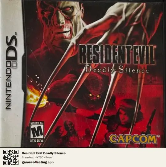 Resident Evil: Deadly Silence Nintendo DS, NTSC box front