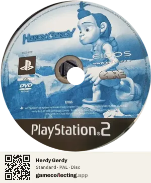 Herdy Gerdy PlayStation 2, PAL disc