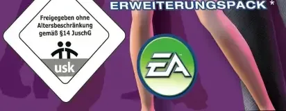 The Sims 2: Nightlife, the USK square on its front