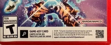 Dragon Ball: Sparking! Zero, the ESRB box on its front