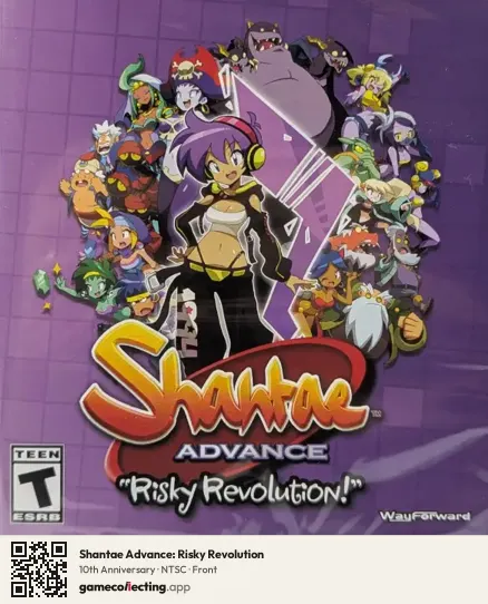 Shantae Advance: Risky Revolution PlayStation 5, NTSC box front