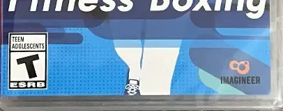 Fitness Boxing, the ESRB box on its front