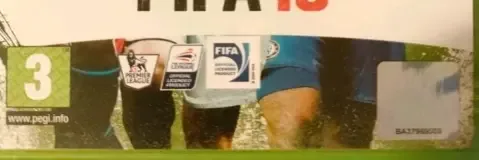 FIFA 10, the PEGI square on its front