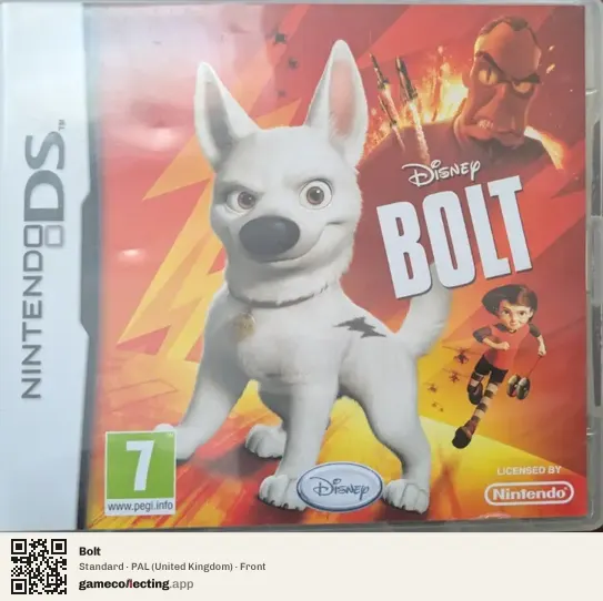Bolt Nintendo DS, United Kingdom box front