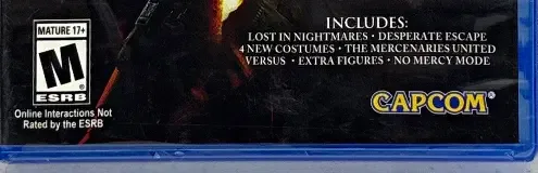Resident Evil 5, the ESRB box on its front