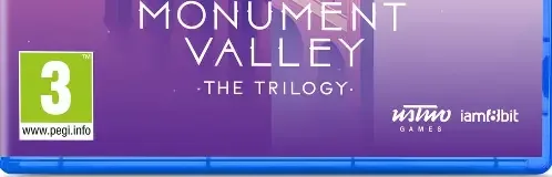 Monument Valley: The Trilogy, the PEGI square on its front