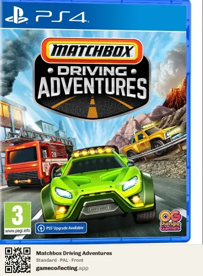 Matchbox Driving Adventures PlayStation 4, PAL box front
