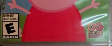 My Friend Peppa Pig, the ESRB box on its front