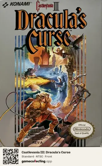 Castlevania III: Dracula's Curse Nintendo Entertainment System, NTSC box front