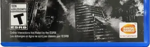 Godzilla, the ESRB box on its front