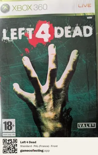 Left 4 Dead Xbox 360, France box front
