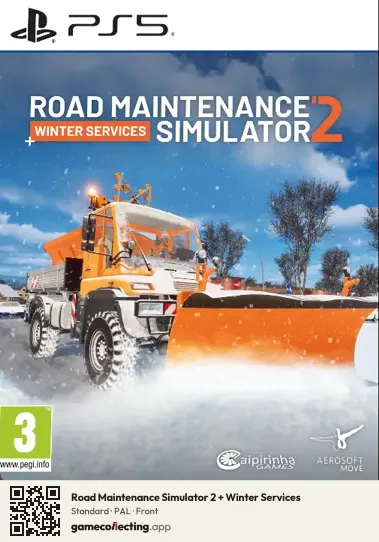 Road Maintenance Simulator 2 + Winter Services PlayStation 5, PAL box front
