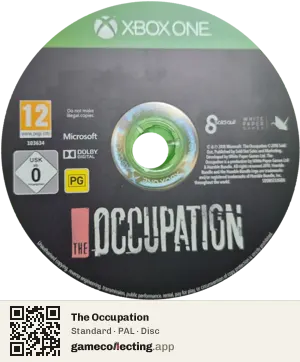 The Occupation Xbox One, PAL disc