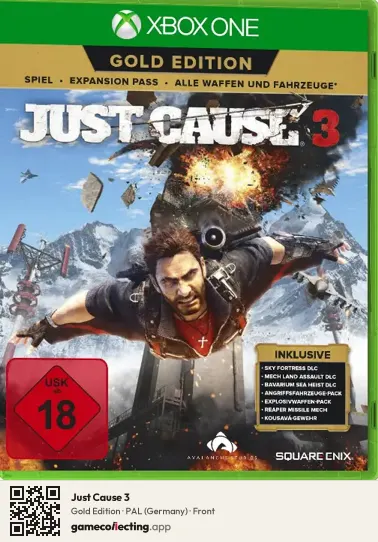 Just Cause 3 Xbox One, Germany box front