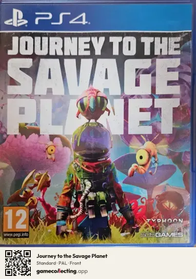 Journey to the Savage Planet PlayStation 4, PAL box front