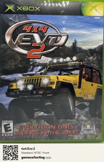 4x4 Evo 2 Xbox, NTSC box front