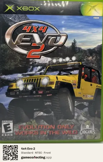 4x4 Evo 2 Xbox, NTSC box front