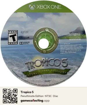 Tropico 5 Xbox One, NTSC disc