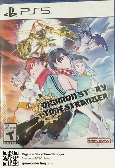 Digimon Story Time Stranger PlayStation 5, NTSC box front