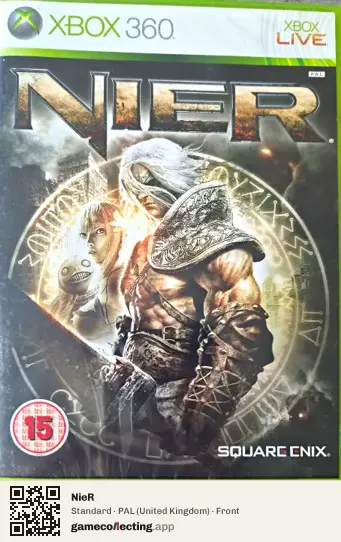 NieR Xbox 360, United Kingdom box front
