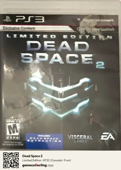 Dead Space 2 PlayStation 3, Canada box front