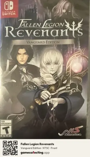 Fallen Legion Revenants Nintendo Switch, NTSC box front