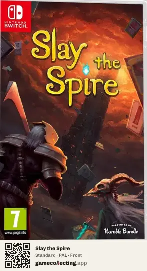 Slay the Spire Nintendo Switch, PAL box front