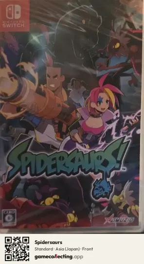 Spidersaurs Nintendo Switch, Asia box front