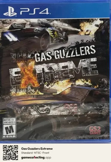 Gas Guzzlers Extreme PlayStation 4, NTSC box front