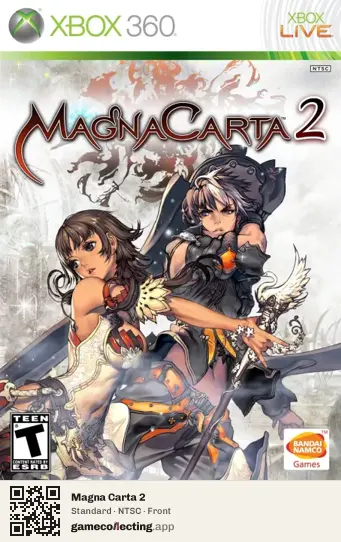Magna Carta 2 Xbox 360, NTSC box front