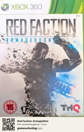 Red Faction: Armageddon Xbox 360, United Kingdom box front