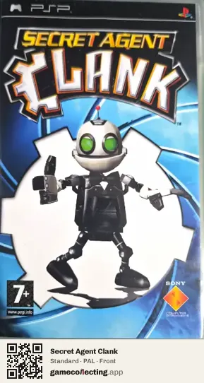 Secret Agent Clank PlayStation Portable, PAL box front