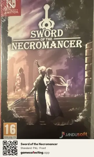 Sword of the Necromancer Nintendo Switch, PAL box front