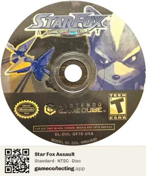 Star Fox Assault Nintendo GameCube, NTSC disc