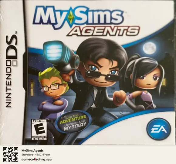 MySims Agents Nintendo DS, NTSC box front