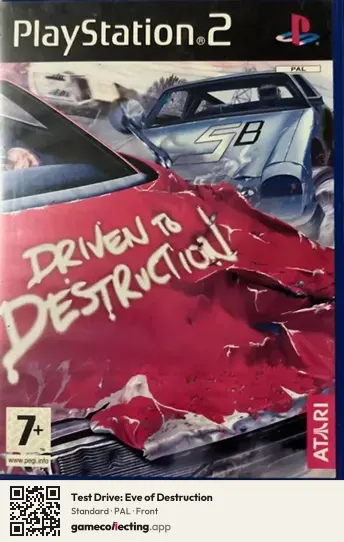 Test Drive: Eve of Destruction PlayStation 2, PAL box front