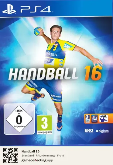 Handball 16 PlayStation 4, Germany box front