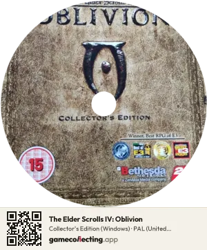 The Elder Scrolls IV: Oblivion Computer, PAL disc
