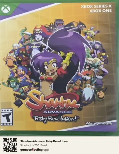 Shantae Advance: Risky Revolution Xbox Series X, NTSC box front