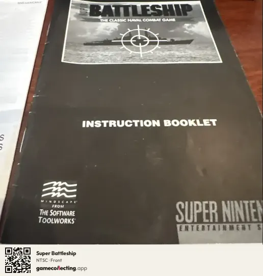 Super Battleship Super Nintendo Entertainment System, NTSC box front
