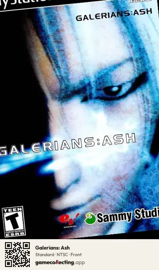 Galerians: Ash PlayStation 2, NTSC box front