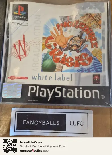 Incredible Crisis PlayStation, United Kingdom box front