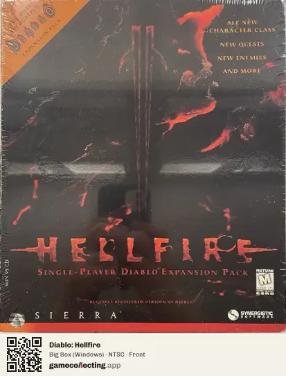 Diablo: Hellfire Computer, NTSC box front