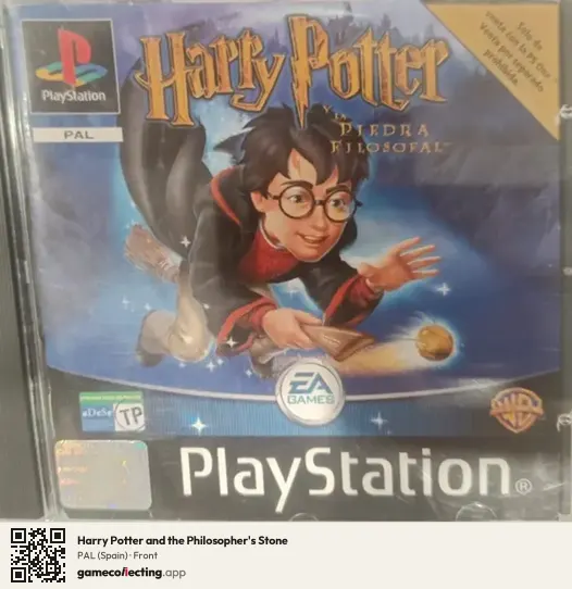 Harry Potter and the Philosopher's Stone PlayStation, Spain box front