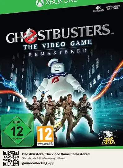 Ghostbusters: The Video Game Remastered Xbox One, Germany box front