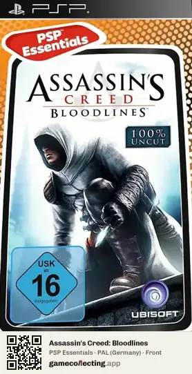 Assassin's Creed: Bloodlines PlayStation Portable, Germany box front