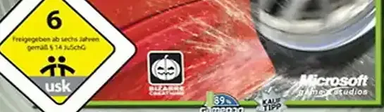Project Gotham Racing 4, the USK square on its front
