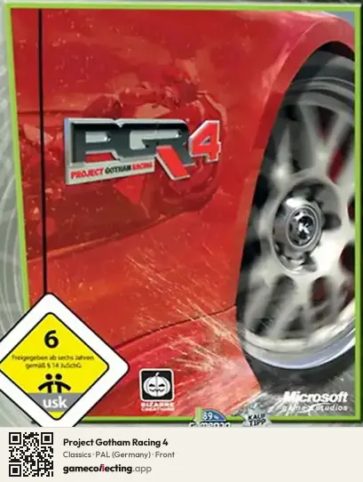 Project Gotham Racing 4 Xbox 360, Germany box front